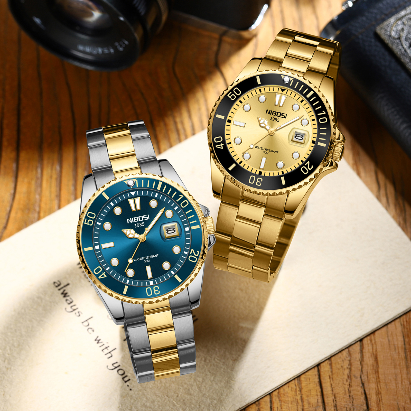 Nibosi Atlantic Silver Gold Blue - 9