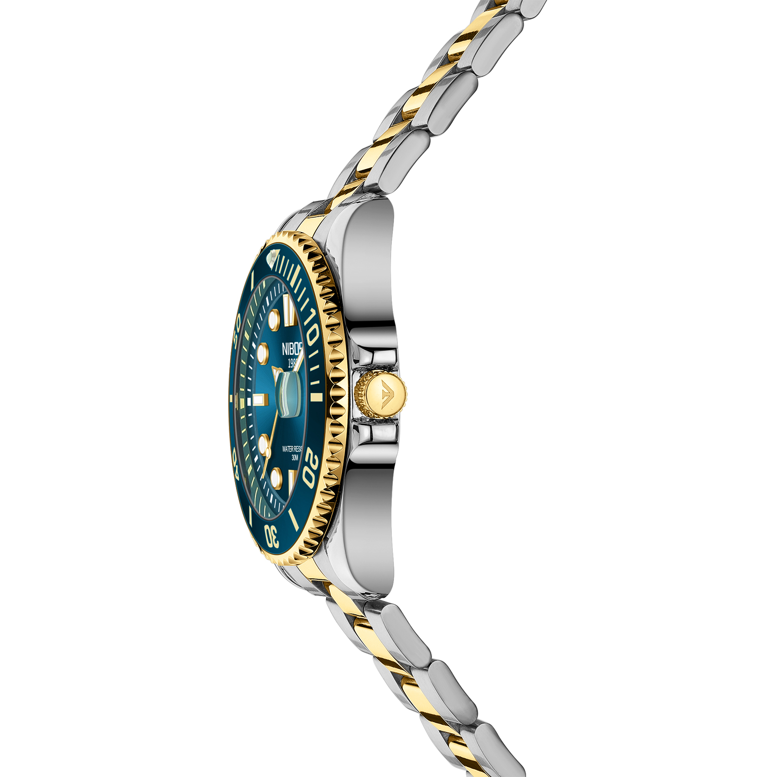 Nibosi Atlantic Silver Gold Blue - 4