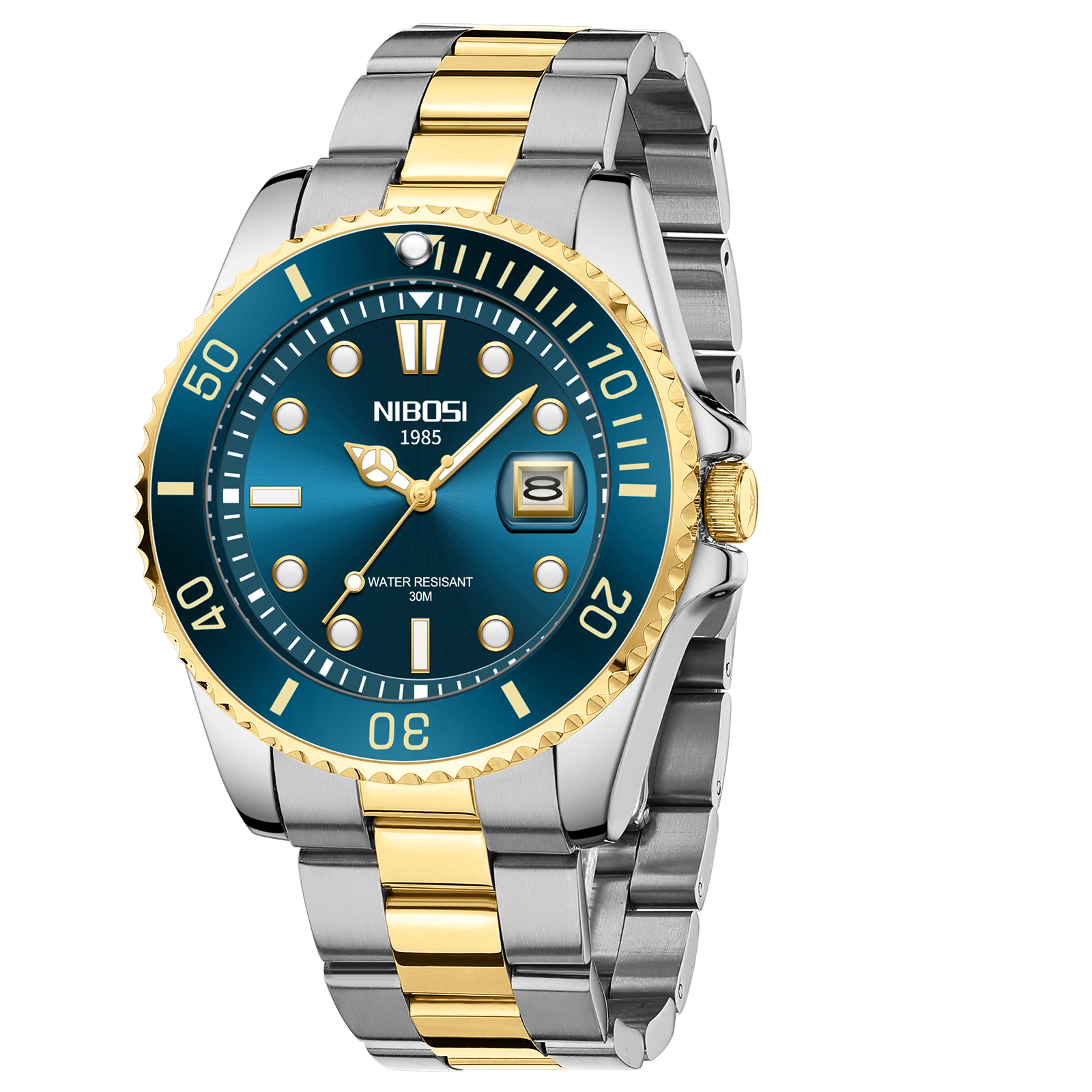 Nibosi Atlantic Silver Gold Blue - 3
