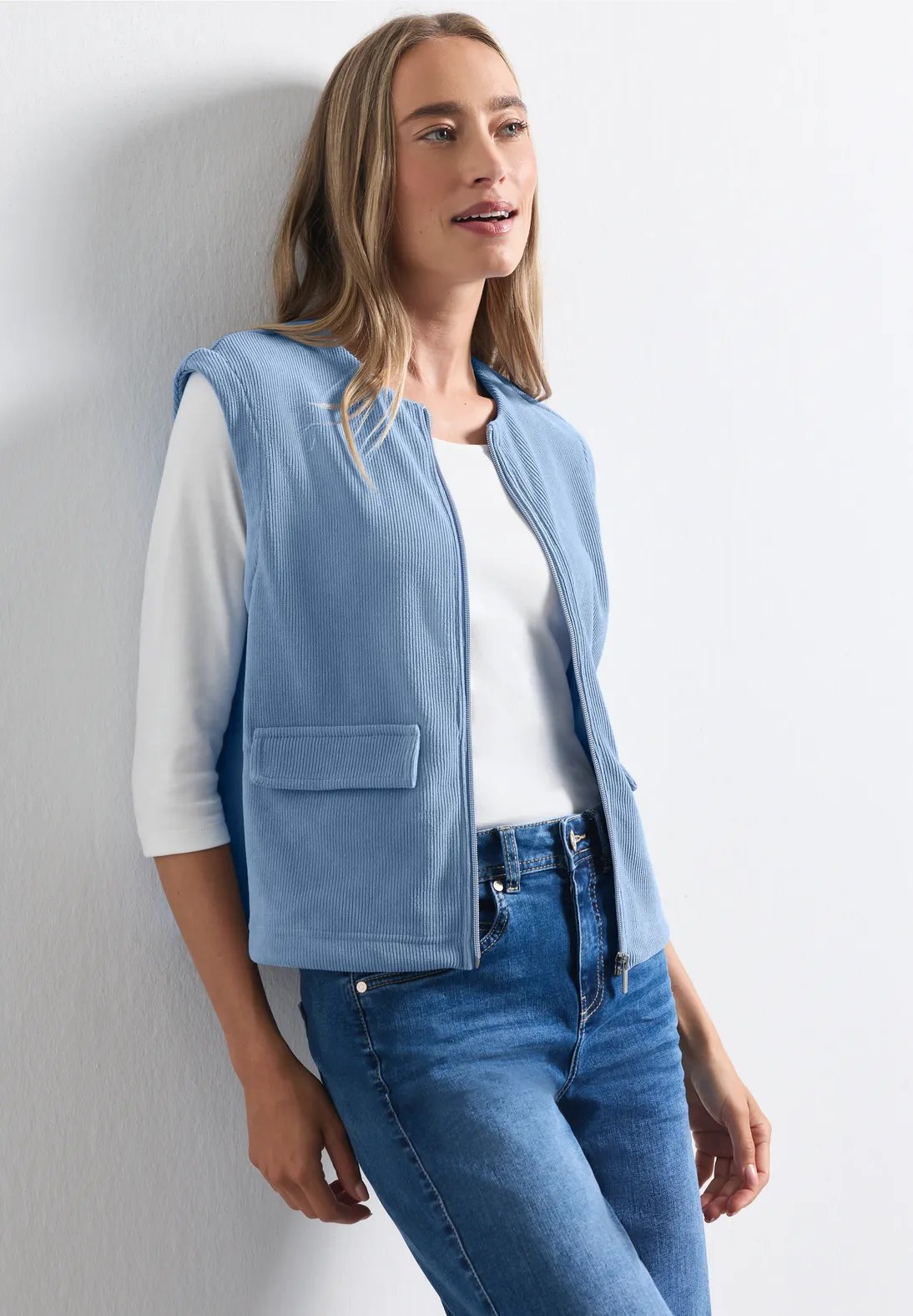 LTD QR Cord Look Vest - Nothern Blue - Street One - 3