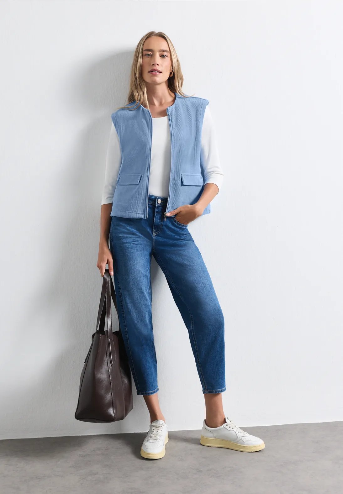 LTD QR Cord Look Vest - Nothern Blue - Street One