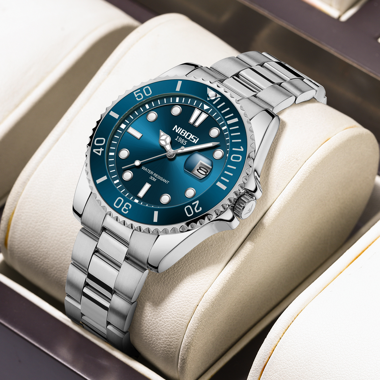 Nibosi Atlantic Silver Blue - 10