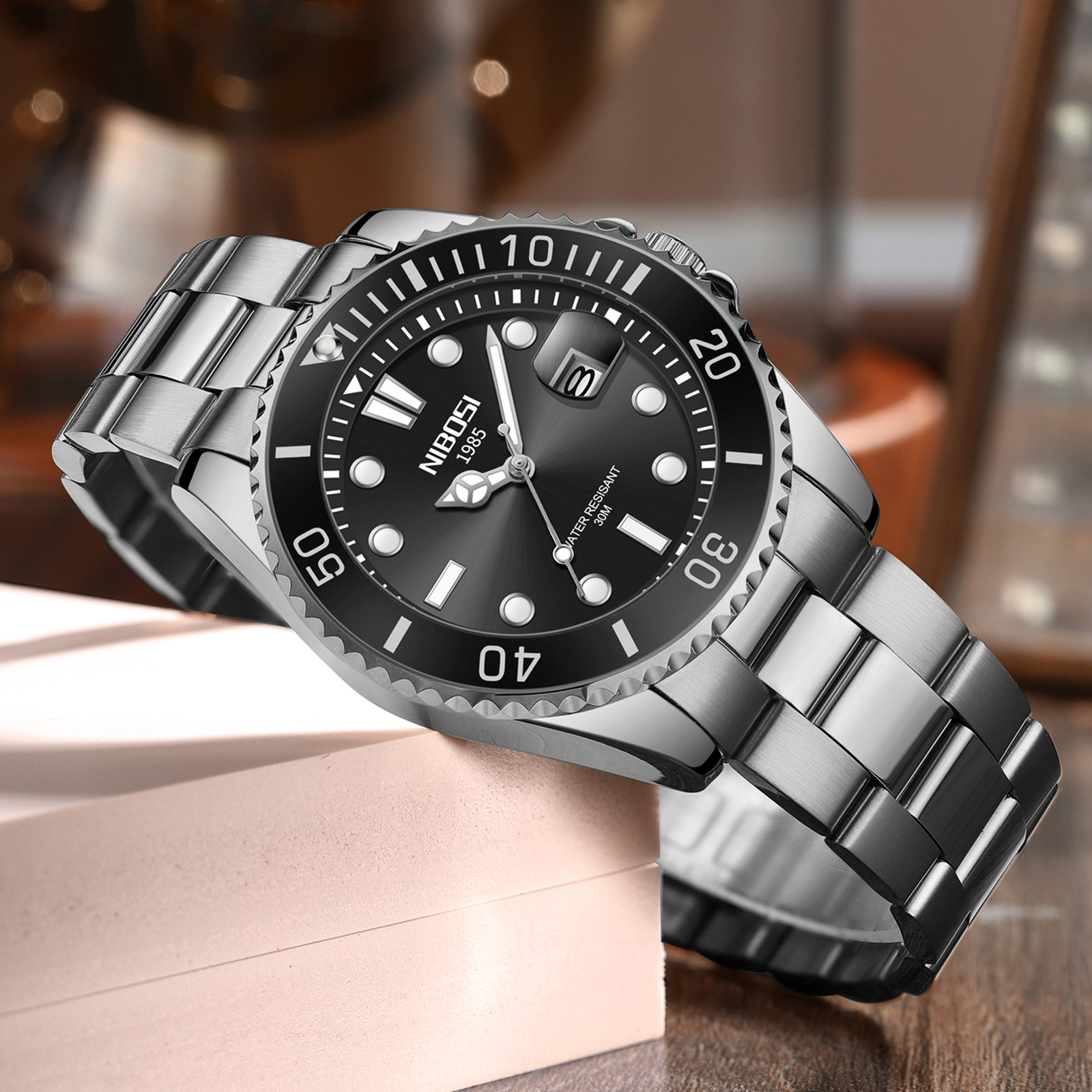 Nibosi Atlantic Silver Black - 7