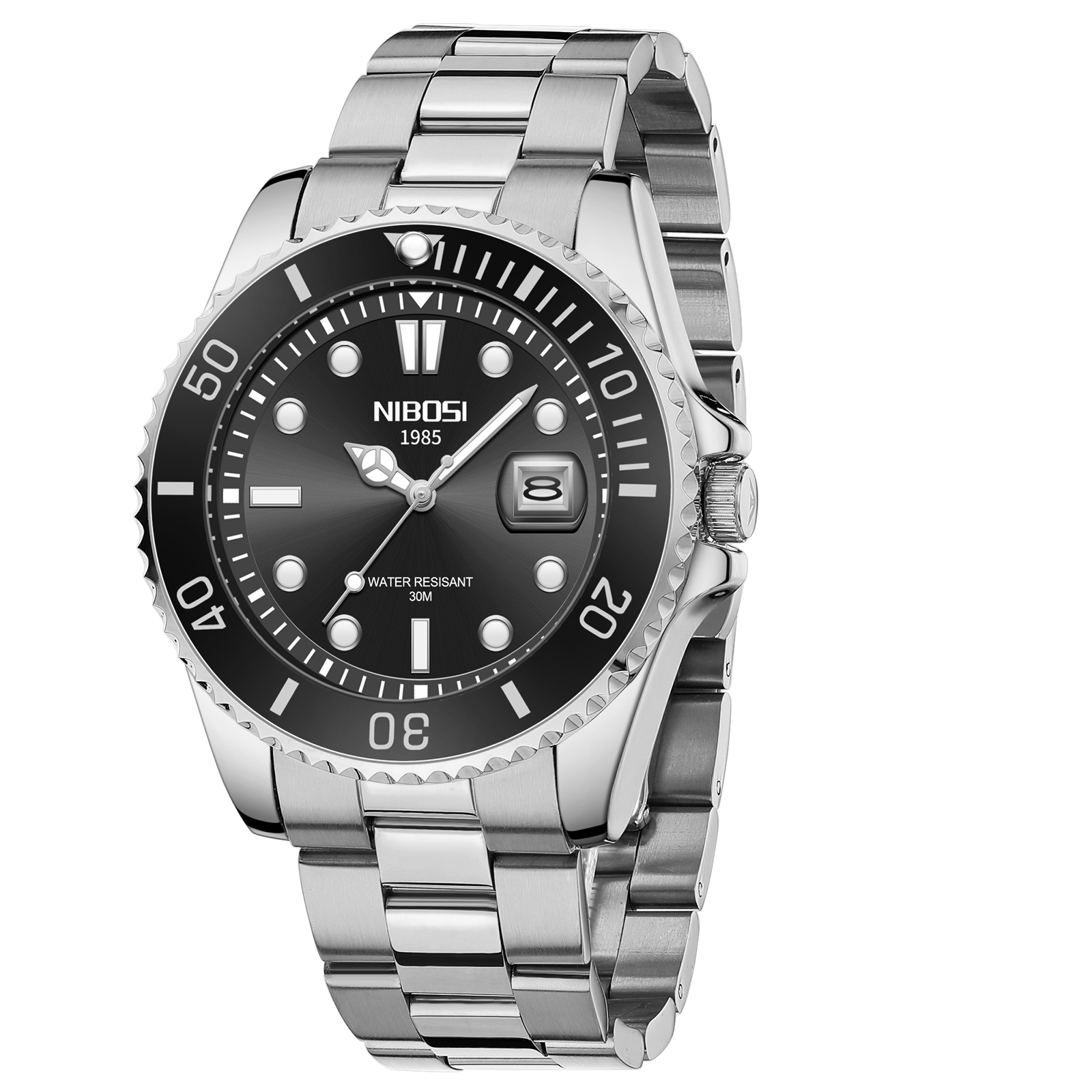 Nibosi Atlantic Silver Black - 3