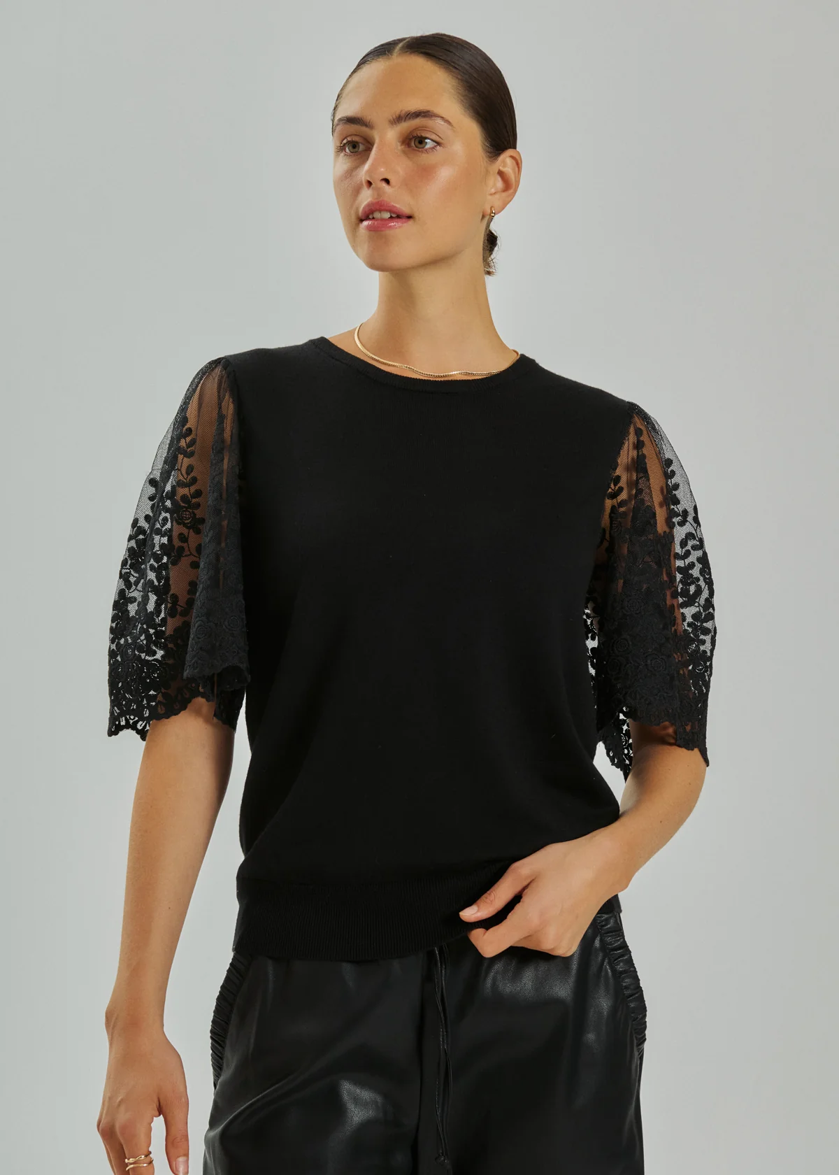 Dotka pullover - svart - 5