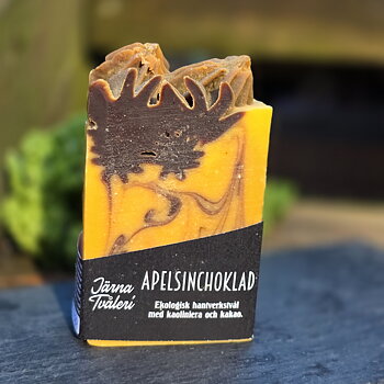 Apelsinchoklad  tvål  - Järna tvåleri