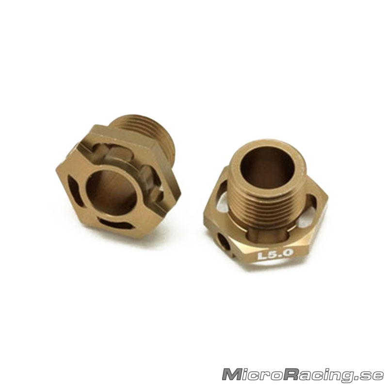 SWORKZ - Hjuladapter  5.0 mm för 8mm Axel, Lättvikts, 2 st, S35-5/5E