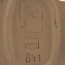 Aimo Nietosvuori (1970s) Rectangular Wall Plaque with Pink Flower Motif 16 cm #841  [Sample Images]