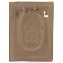 Aimo Nietosvuori (1970s) Rectangular Wall Plaque with Pink Flower Motif 16 cm #841  [Sample Images]
