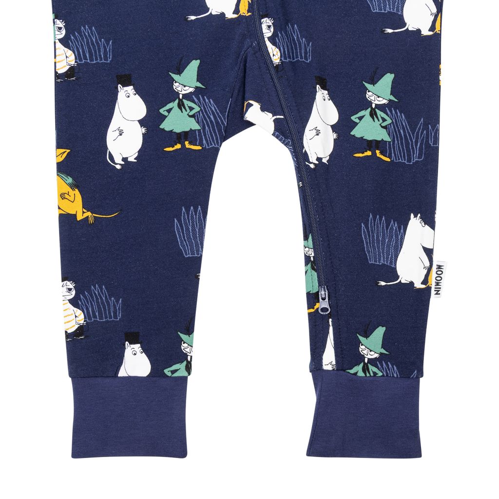 Moomin Baby Pajamas - Frost Dark Blue - 4