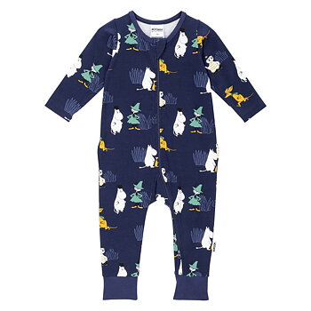 Moomin Baby Pajamas - Frost Dark Blue
