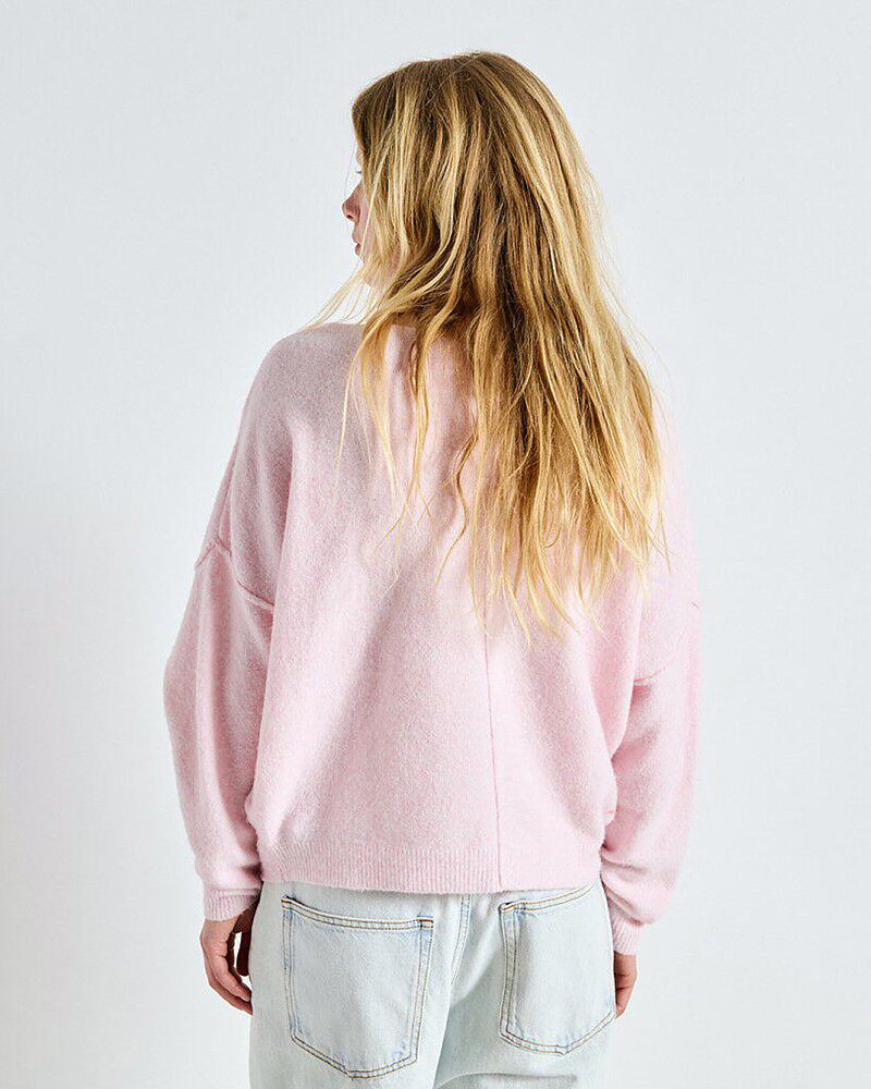 Jumper Damsville rundringning ljusrosa