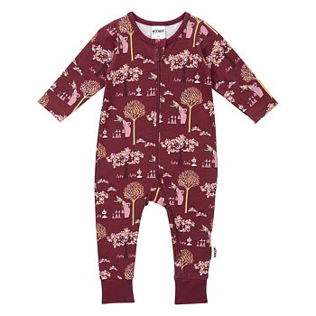 Moomin Baby Pajamas - Filifjonkan Burgundy