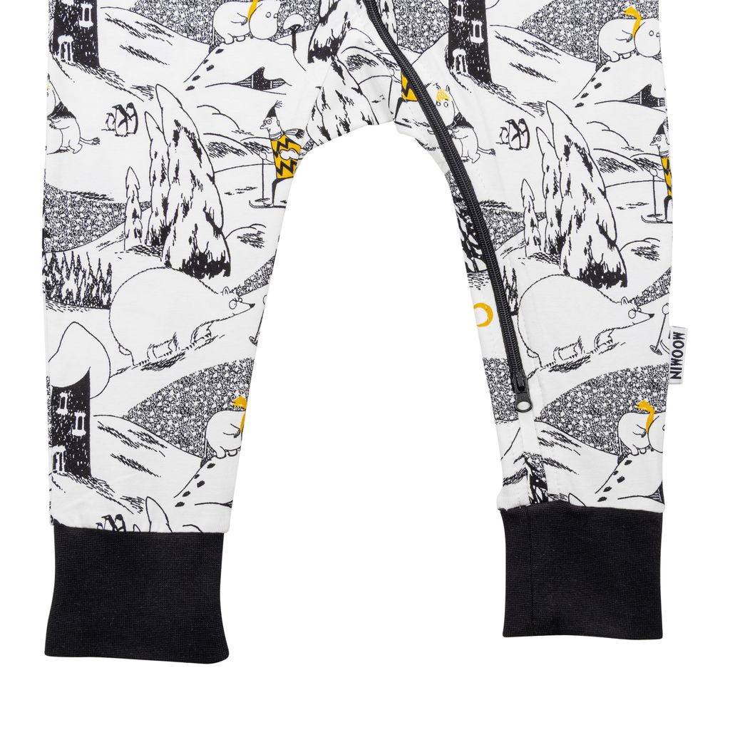 Moomin Baby Pajamas - Polar Bear White - 3
