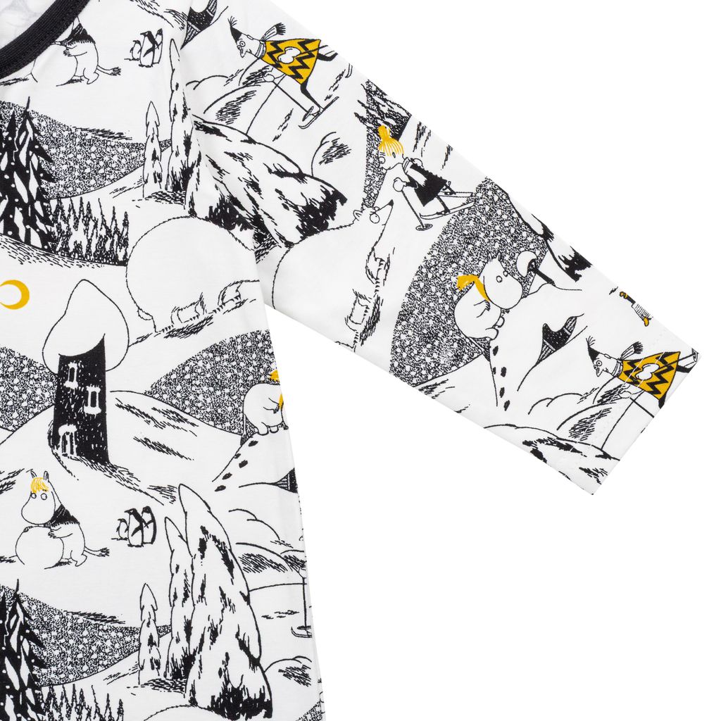 Moomin Baby Pajamas - Polar Bear White - 4