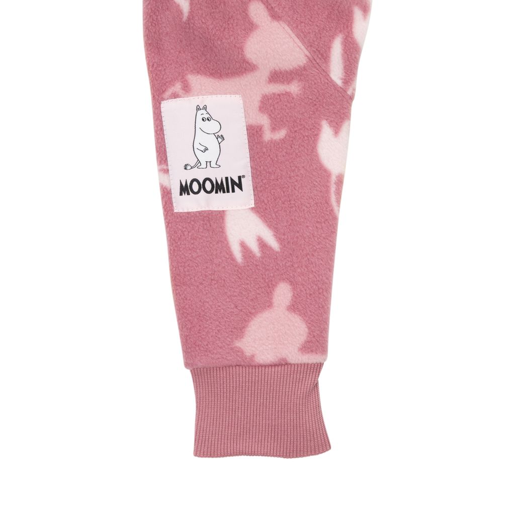 Moomin Baby Fleece Onesie - Flowers Pink - 6