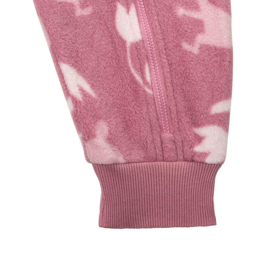 Moomin Baby Fleece Onesie - Flowers Pink - 7