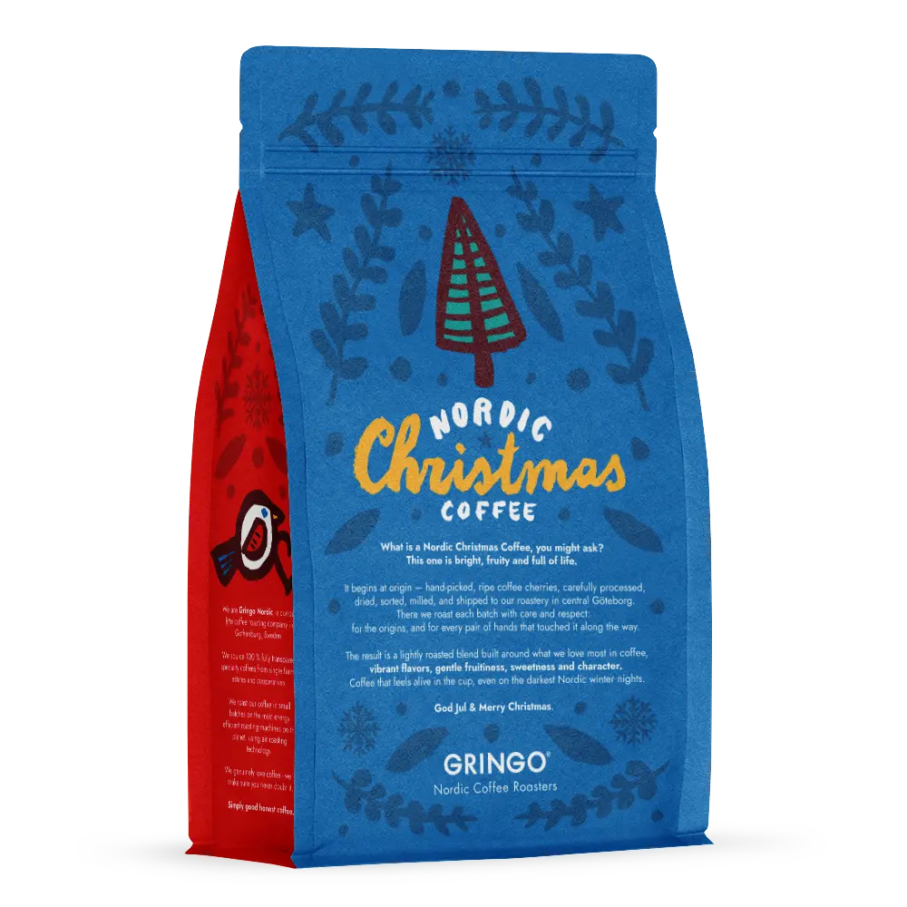 Gringo Nordic - Nordic Christmas Coffee - Ljusrostade hela kaffebönor  - 250g - 2