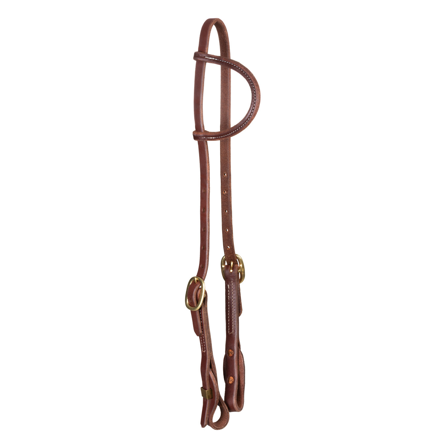 Platinum PRO 5/8" Quick Change Split Ear Oiled Headstall