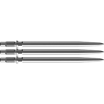 Bulls NL CP Dartspetsar Släta Silver 40mm