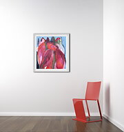 ”French tulips 2”. AKRYLTAVLA MÅLAD AV MARIA C BERNHARDSSON / MC