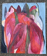 ”French tulips 2”. AKRYLTAVLA MÅLAD AV MARIA C BERNHARDSSON / MC