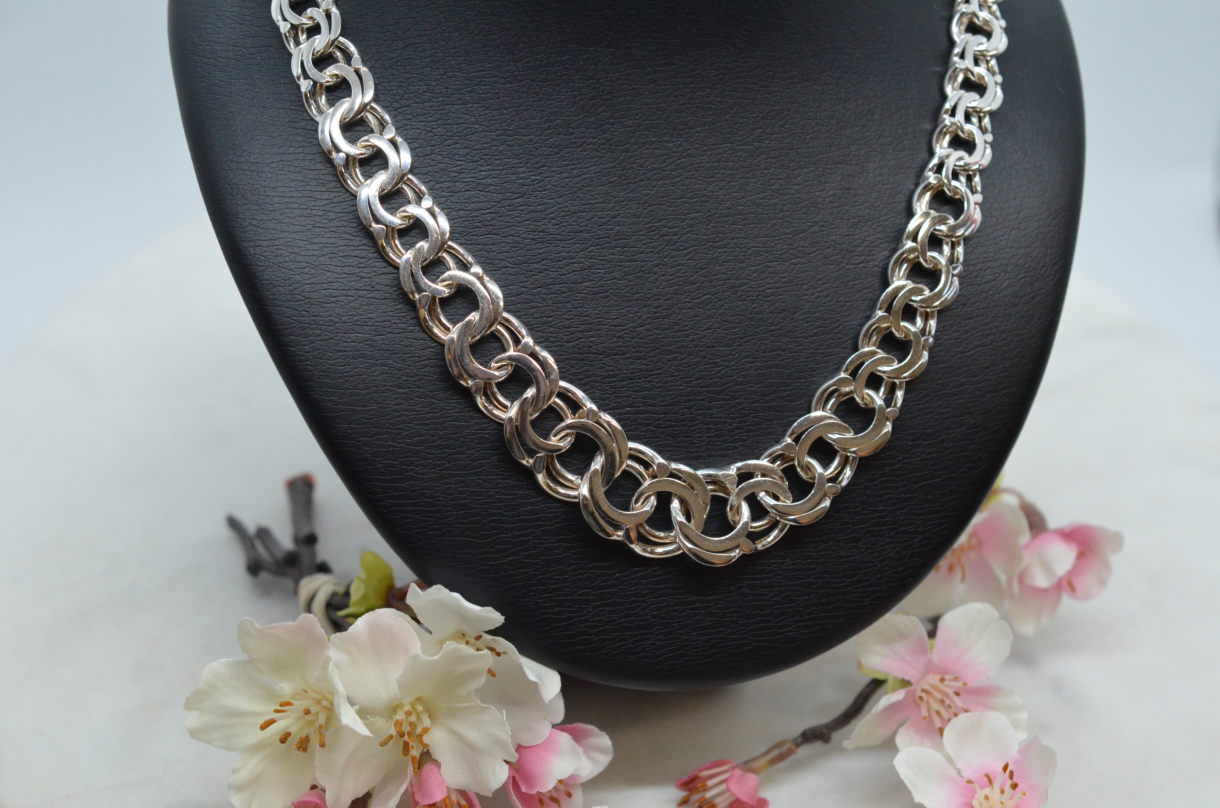 Vintage Bismarck  silverhalsband , 1973 - 3