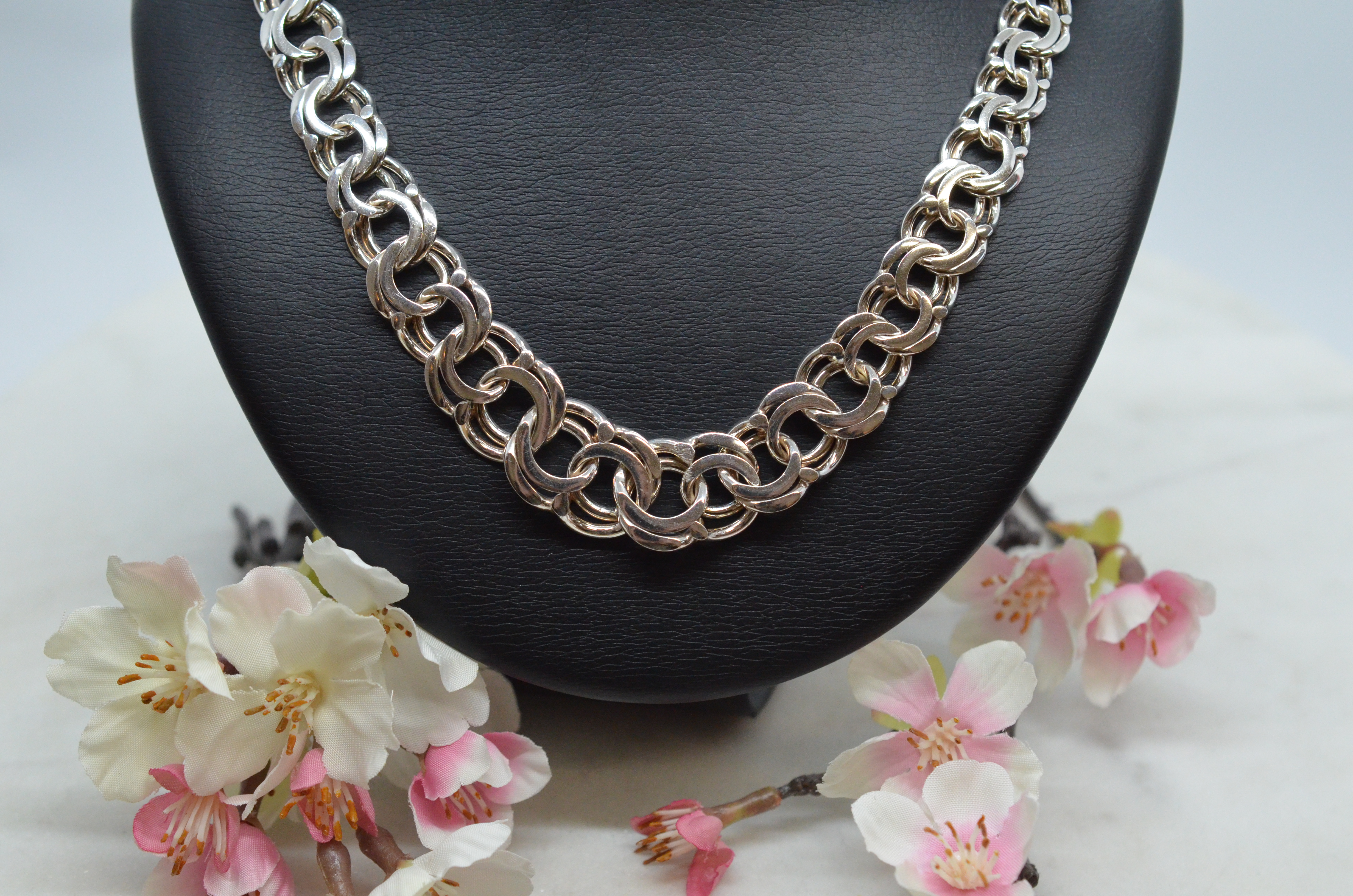Vintage Bismarck  silverhalsband , 1973 - 2