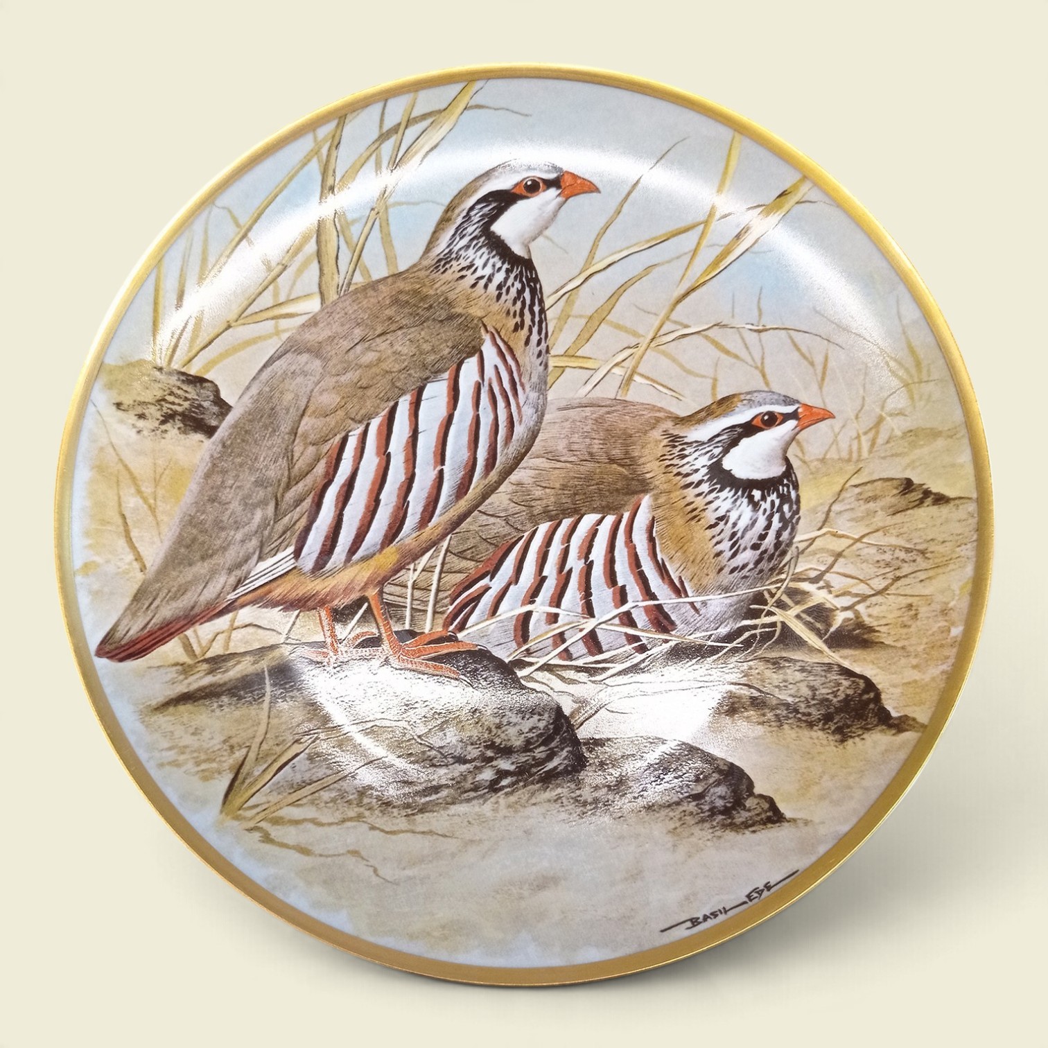 Samlartallrikar Franclin Porcelain 1979, Frankrike, Basil Ede - 2