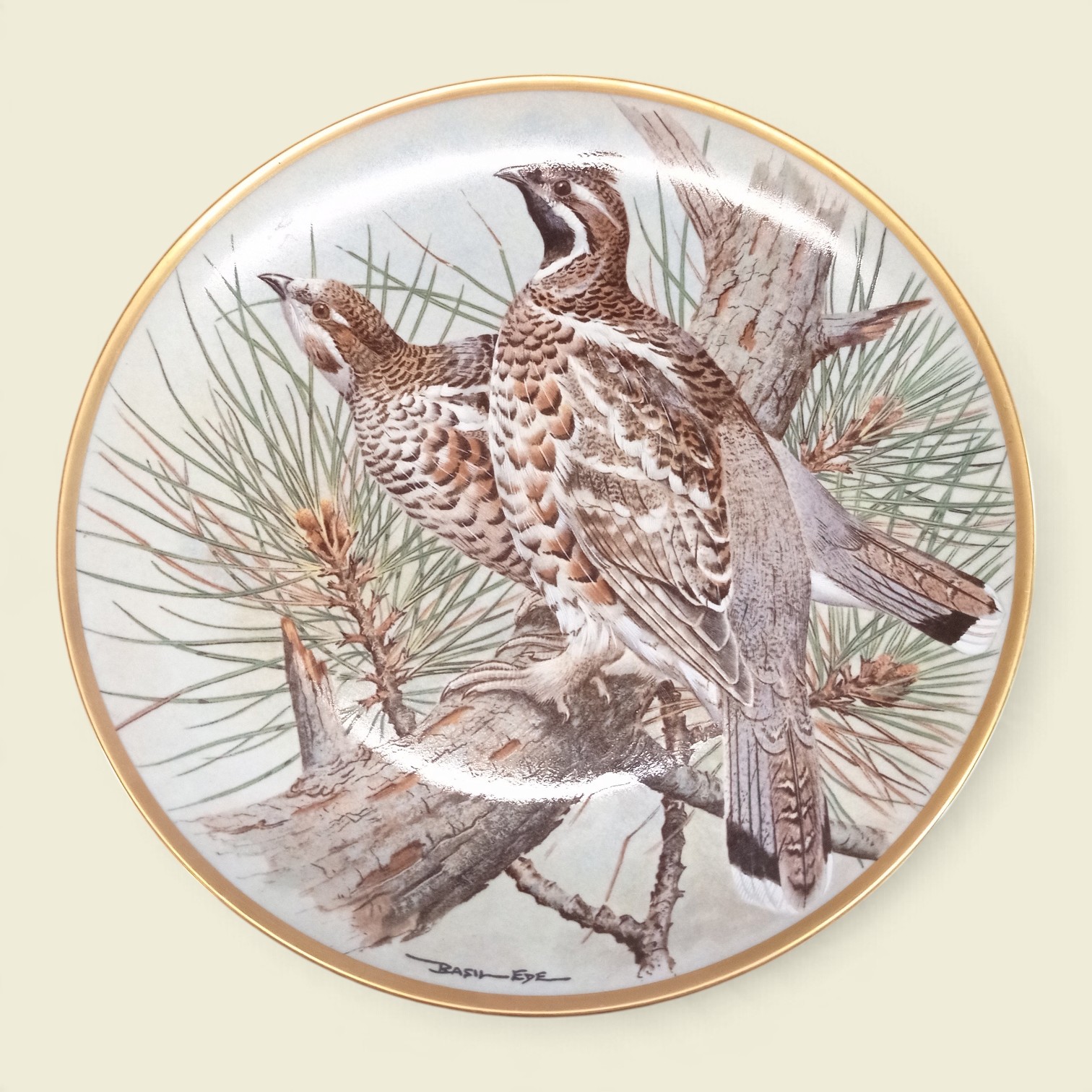 Samlartallrikar Franclin Porcelain 1979, Frankrike, Basil Ede - 3