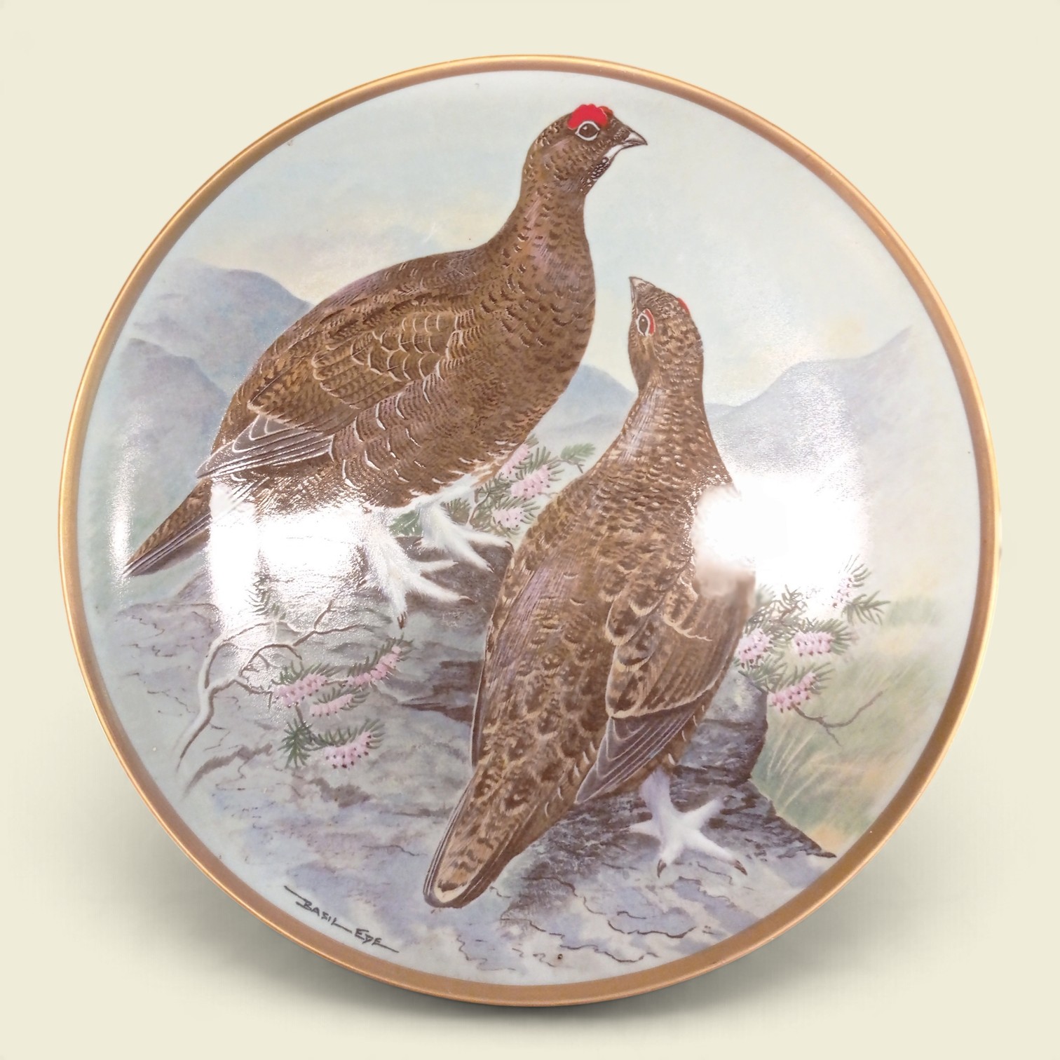 Samlartallrikar Franclin Porcelain 1979, Frankrike, Basil Ede - 7