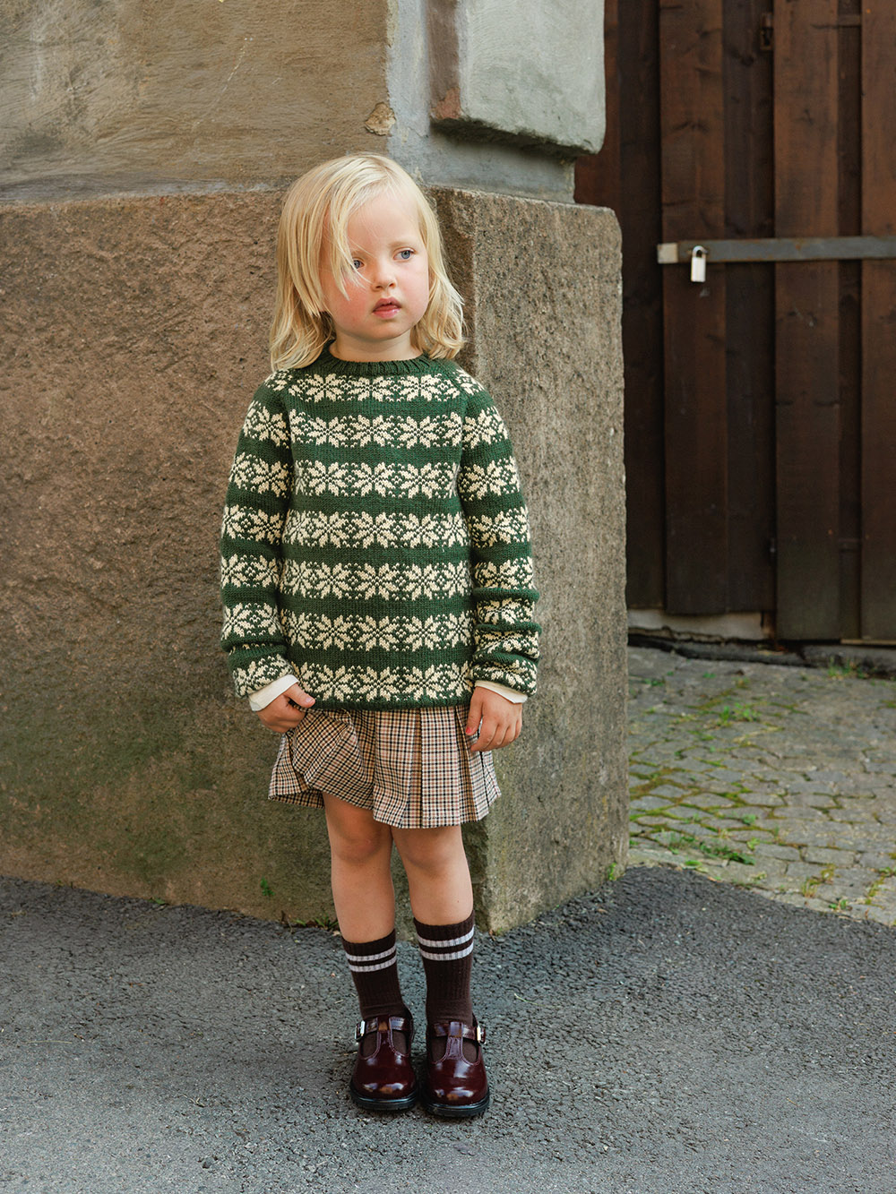 Sandnes Alvar Junior 2608_01 (2-14 år) (27 m flerfärgstick st 3) - 5