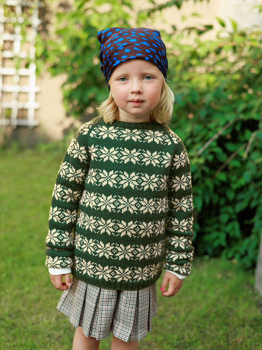 Sandnes Alvar Junior 2608_01 (2-14 år) (27 m flerfärgstick st 3) - 4