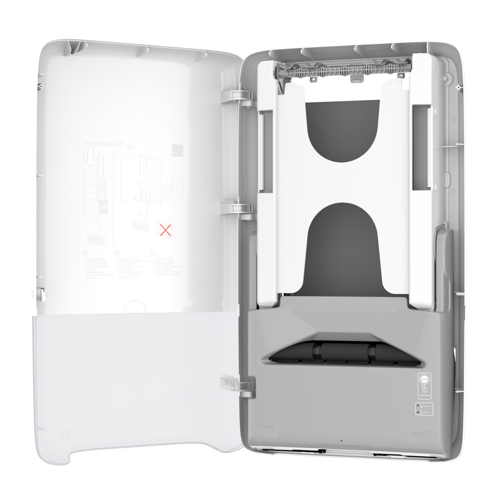 Tork PeakServe Automatisk Dispenser Handduk Vit - 3