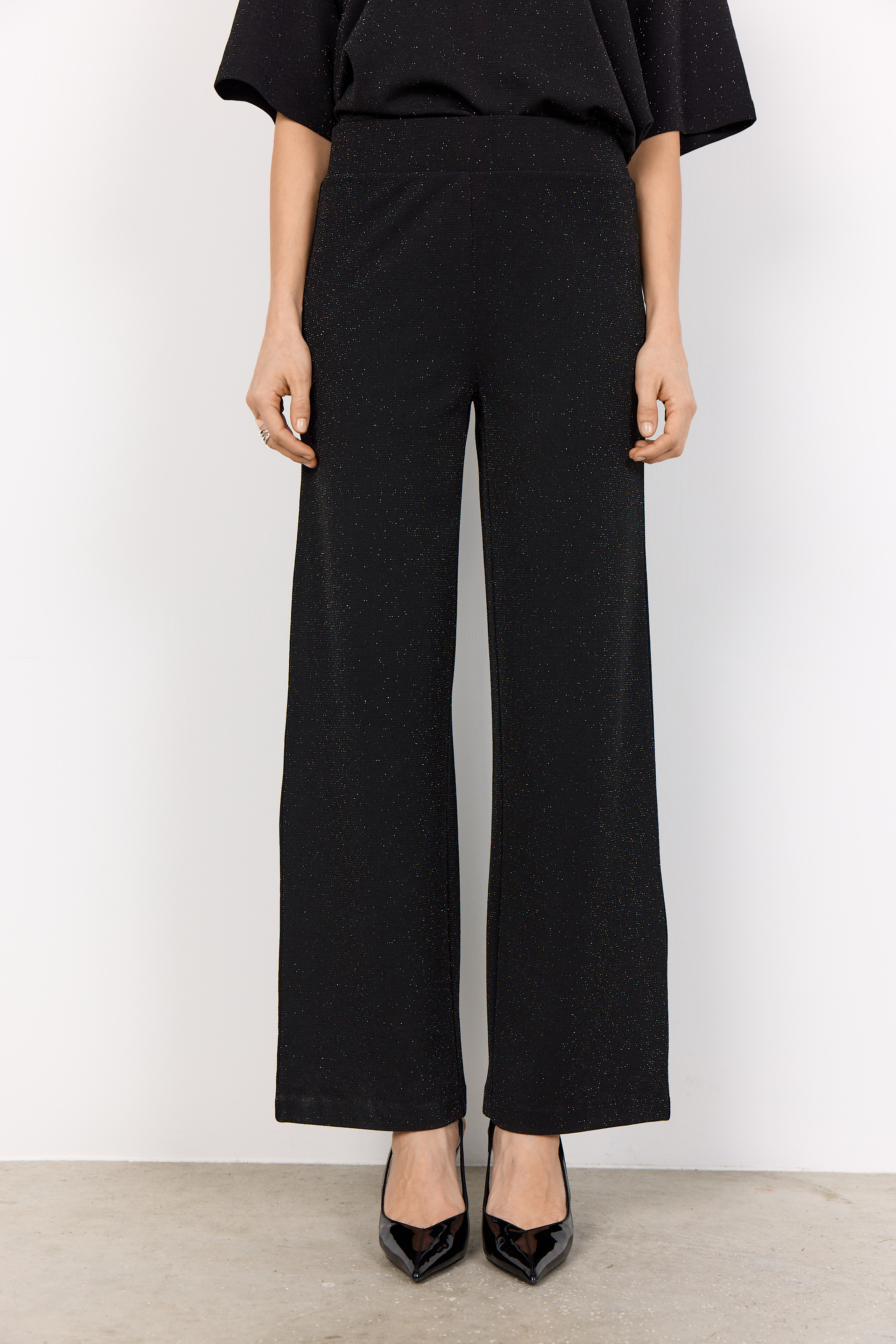 SC-ANDINE 3 Pants Svart Byxa med Midjeband