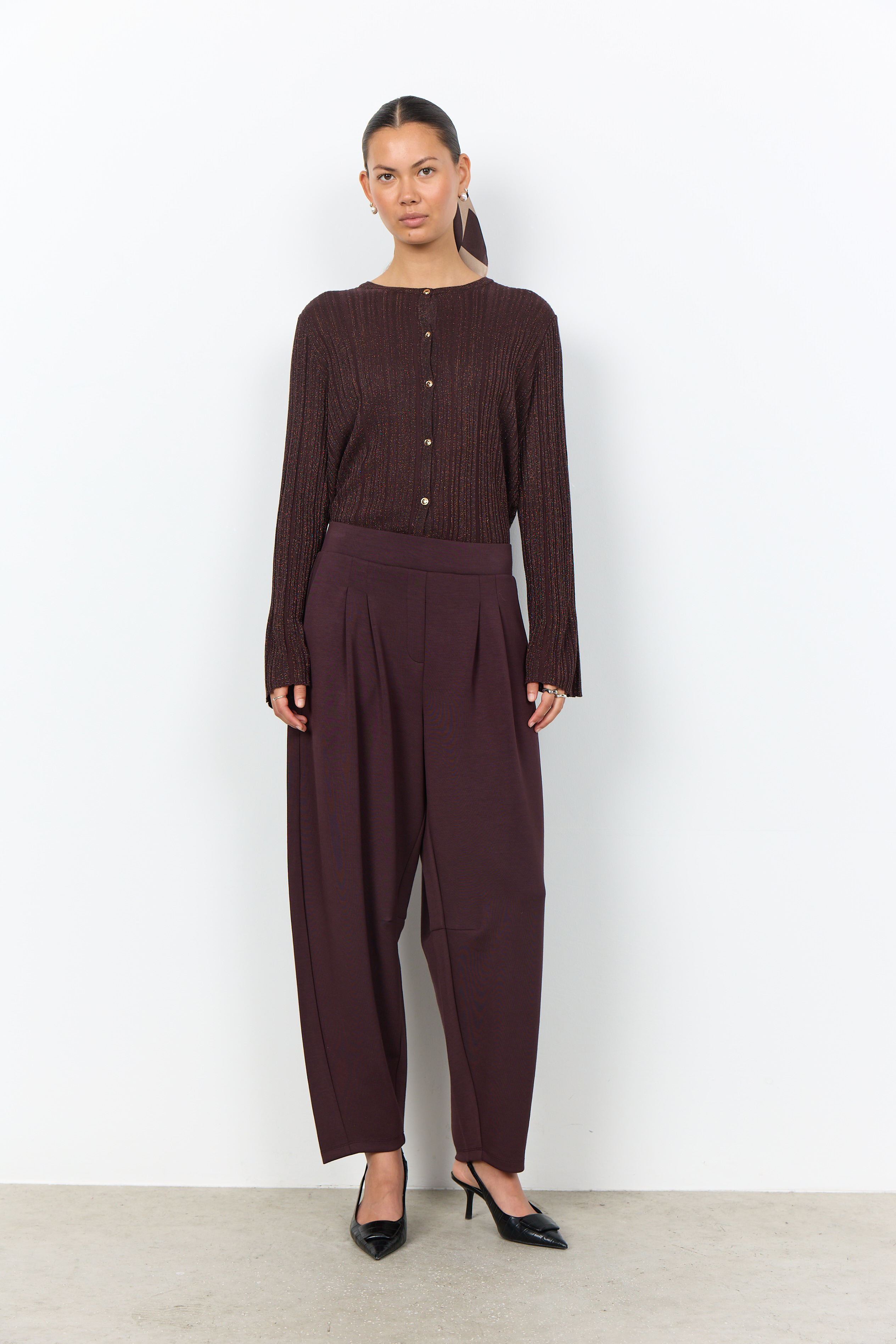 SC-BANU 339 Bruna  Byxor Barrelmodell