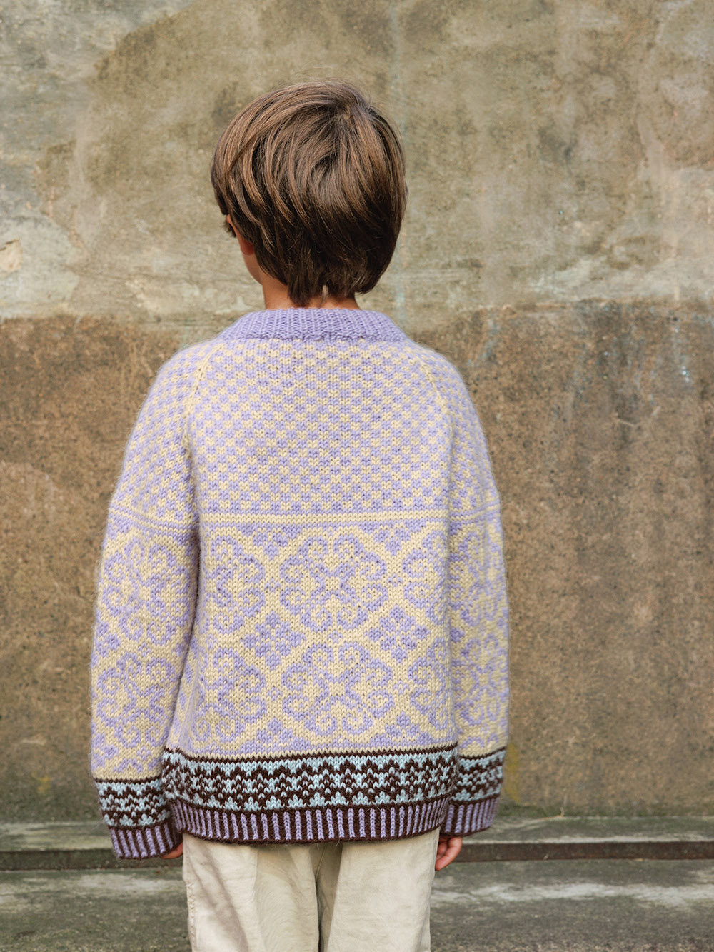 Sandnes Rose Junior 2608_02 (2-14 år) (20 m flerfärgstick st 4) - 4