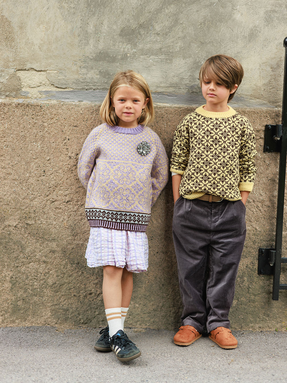 Sandnes Rose Junior 2608_02 (2-14 år) (20 m flerfärgstick st 4) - 6