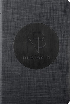 nuBibeln slimline - Konstskinn mörkgrå