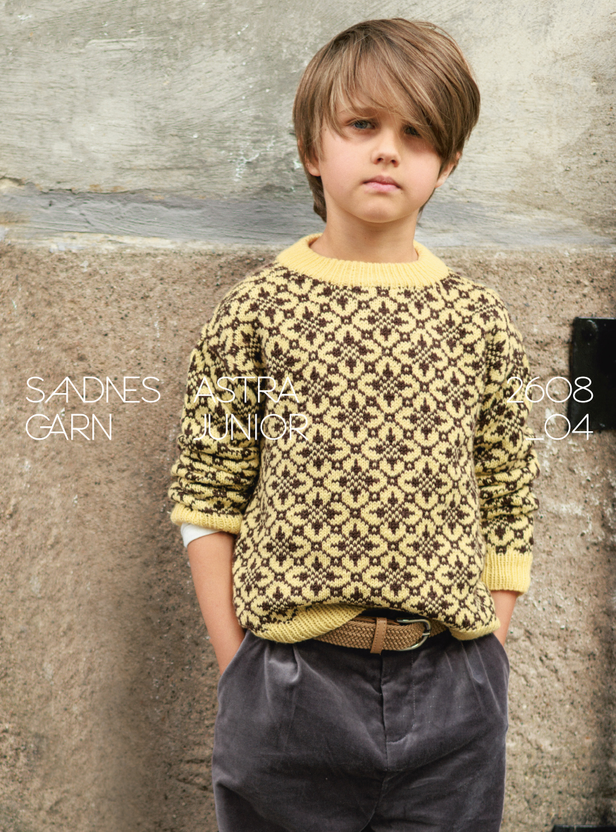 Sandnes Astra Junior 2608_04 (4-14 år) (27 m flerfärgstick st 3)