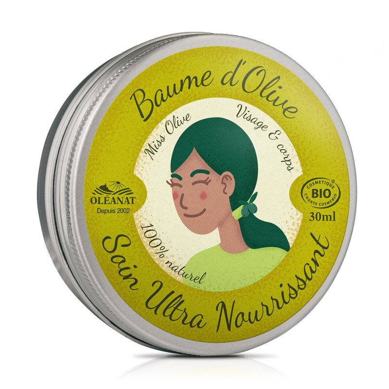 Ekologiskt Olivbalsam - Hudbalsam med Olivolja & Jasmin I Oléanat 30 ml