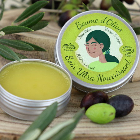 Ekologiskt Olivbalsam - Hudbalsam med Olivolja & Jasmin I Oléanat 30 ml - 2