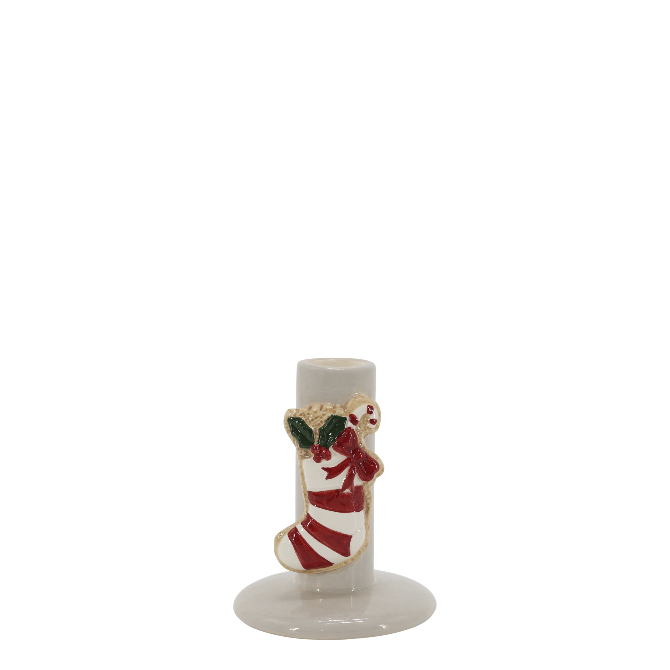 Ljusstake Med Julstrumpa - 2