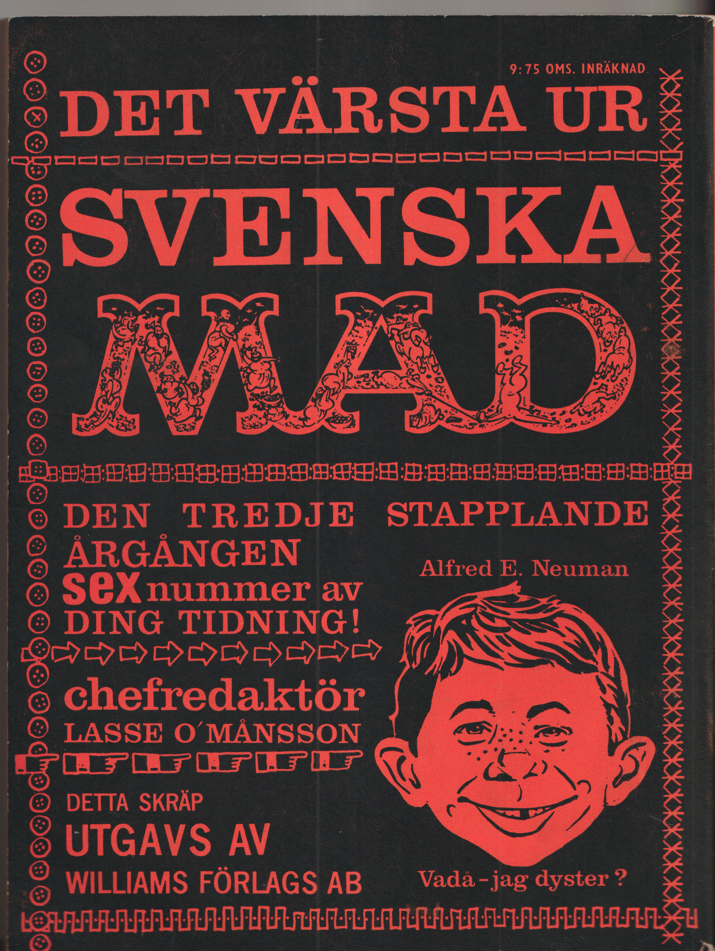 Det värsta ur Svenska MAD 3:e årgången 1962, begagnad - 2
