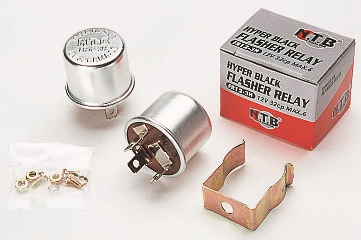 Relä blinkers NTB 12V 3-pin