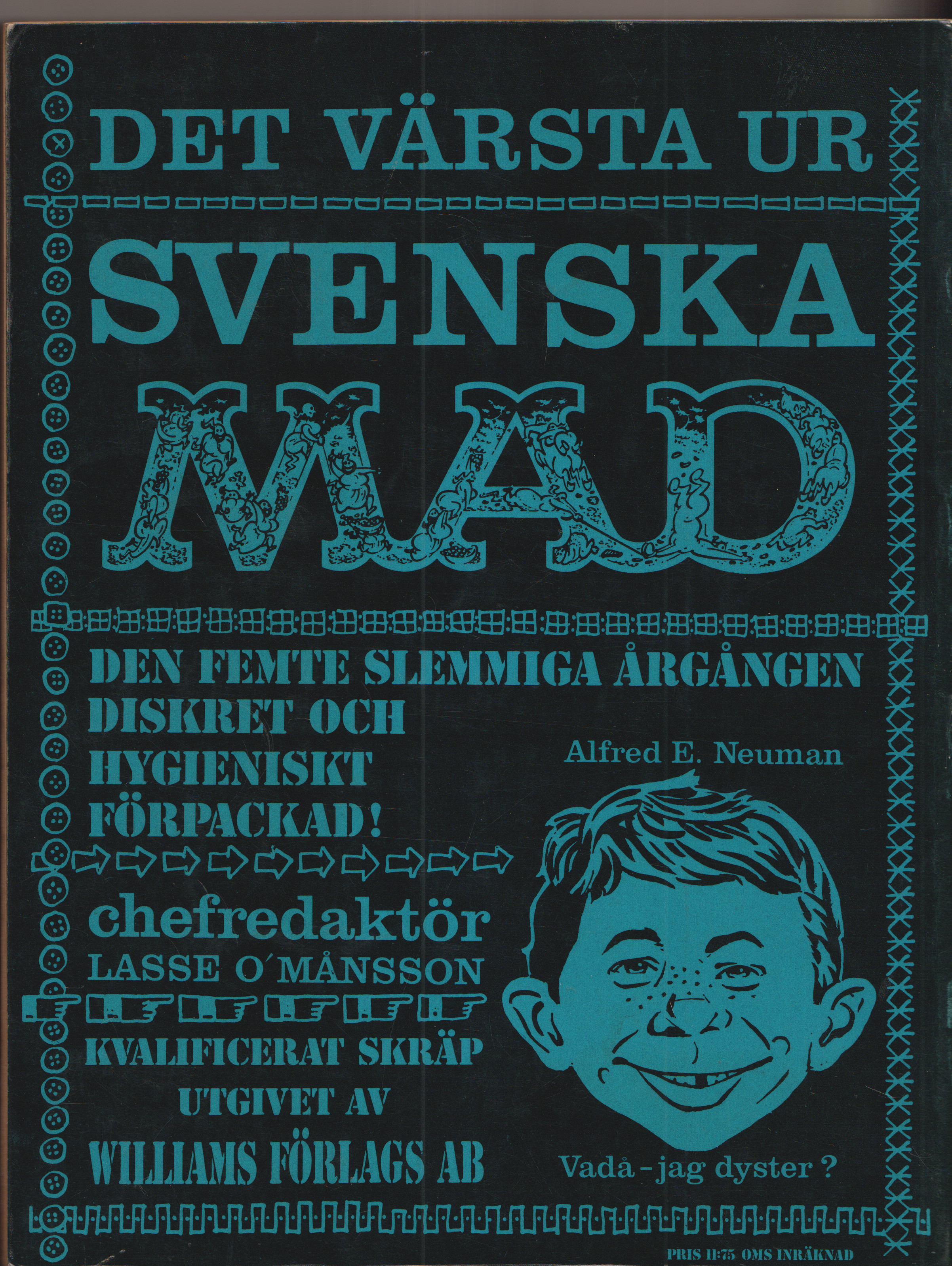 Det värsta ur Svenska MAD 5:e årgången 1964, begagnad - 2