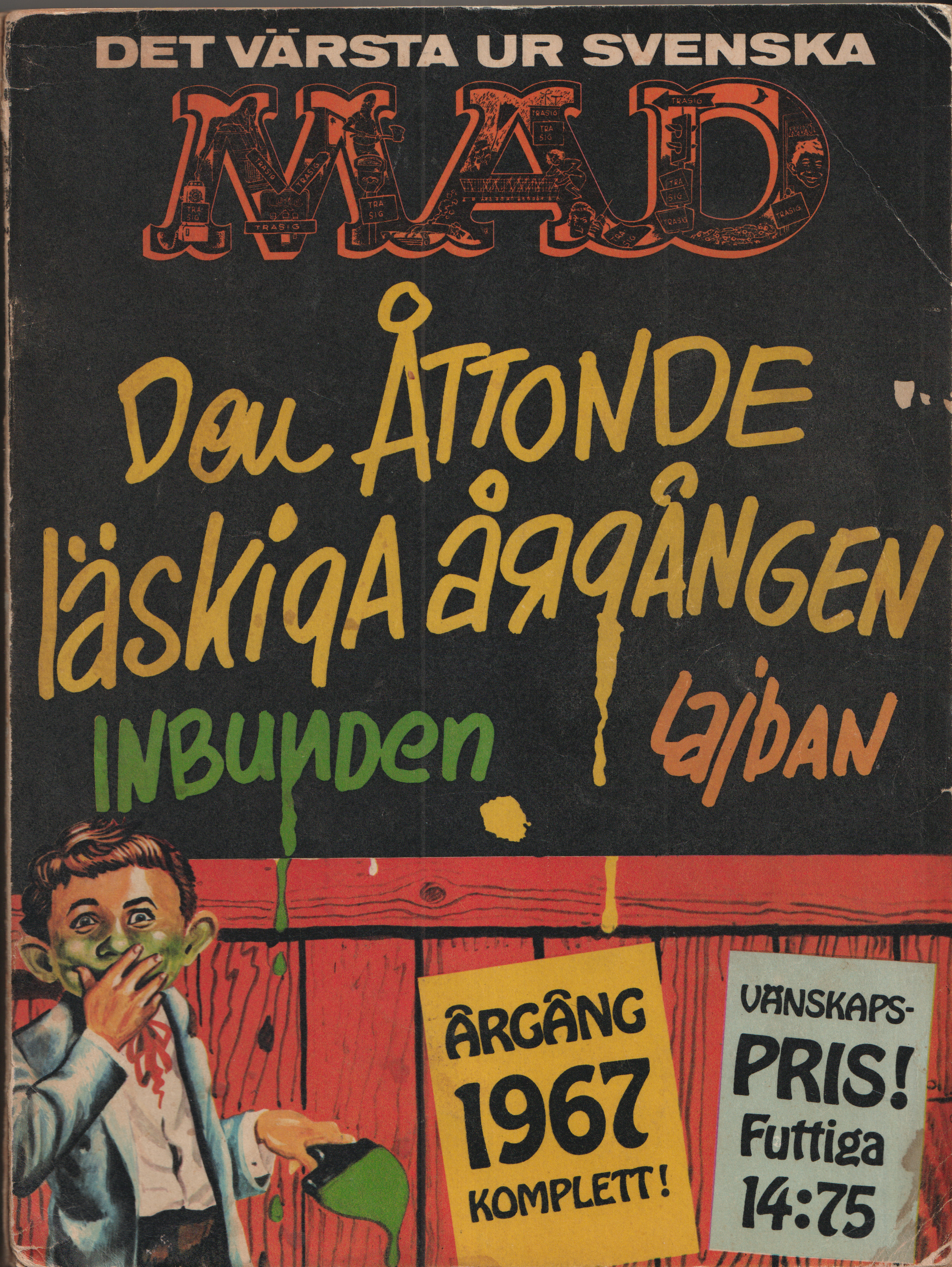 Det värsta ur Svenska MAD 8:e årgången 1967, begagnad