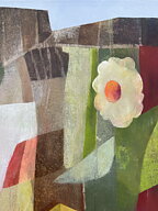 ”The Flower”. AKRYLTAVLA MÅLAD AV MARIA C BERNHARDSSON / MC