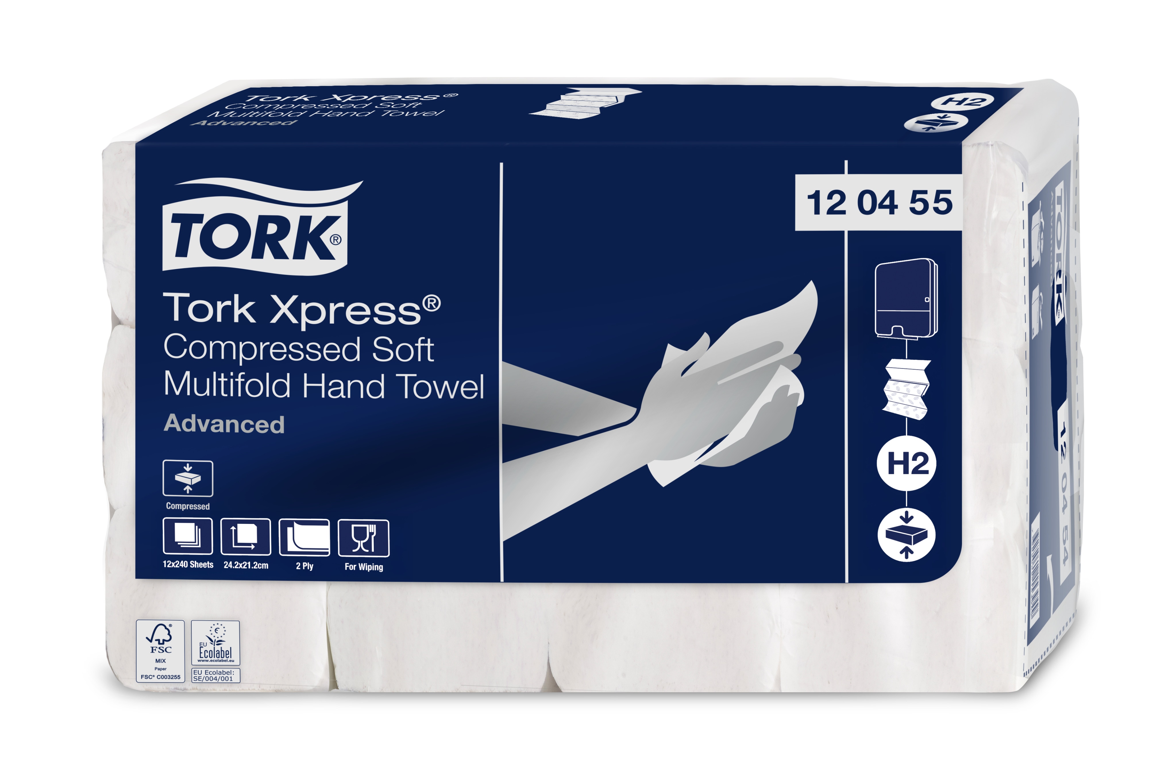 Tork Xpress® Komprimerad Mjuk Multifold Handduk - 2