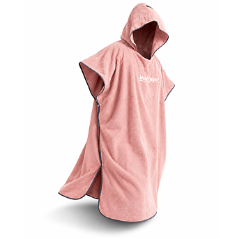 Poncho Towel De luxe Extra Thick and Fluffy - Wolffwear  - Pink/Gray - PRE-ORDER